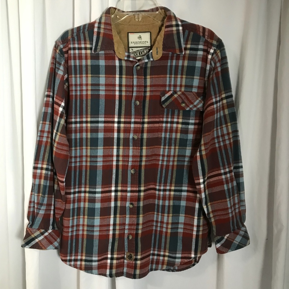 Legendary Whitetails Men's Plaid Button Up Shirt